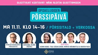 Opiskelijoiden Pörssipäivä ma 11112024 [upl. by Ahsekahs]