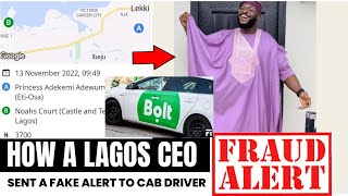 Lagos Based Fashion CEO who specializes In sending fake alert to cab drivers [upl. by Stalker]