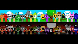 Incredibox Sprunki  All character together New Mod [upl. by Aiekat]