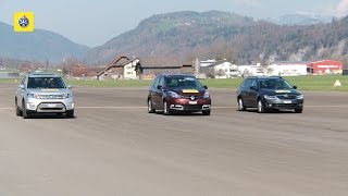 Test voitures familiales Renault Grand Scénic Skoda Octavia und Suzuki Vitara [upl. by Kroo]