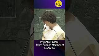 Priyanka Gandhi takes oath as Member of Lok Sabha mytelugutalks priyankagandhi [upl. by Anitreb]