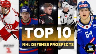 Top 10 Defense Prospects in The NHL  Part 1 [upl. by Pardner180]