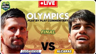 🎾ALCARAZ vs DJOKOVIC  Paris Olympics 2024 Final  LIVE Tennis PlaybyPlay Stream [upl. by Nollid]