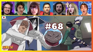 Naruto Episode 68  Attack on Konoha  Reaction Mashup ナルト [upl. by Hacceber]