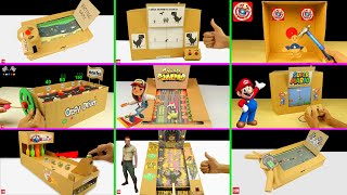 20 Amazing Cardboard Games Compilation  Beginner Life [upl. by Arema]