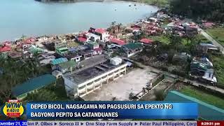 DEPED BICOL NAGSAGAWA NG PAGSUSURI SA EPEKTO NG BAGYONG PEPITO SA CATANDUANES [upl. by Liw]