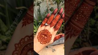 Beautiful tikki mehndi designs 💜mehndi eidmehndi tikkimehndidesigns ytshortshafia444 [upl. by Nodgnal]