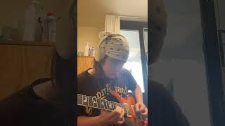 Hangar 18 third solo by Marty Friedman from Megadeth guitar guitarcover music rock metal [upl. by Ikaz943]