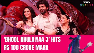 Bhool Bhulaiyaa 3  Bhool Bhulaiyaa 3 Crosses Rs 100 Crore Mark In Opening Weekend [upl. by Ehctav277]