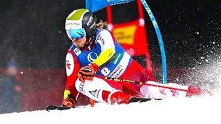 AUDI FIS Ski World Cup  Mens night giant slalom  Schladming AUT Jan 23 2024 1st run [upl. by Tobye]