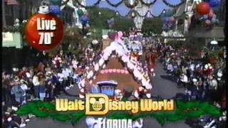 Disney World Parades Fantasy On Parade Christmas 1994 Part 8 [upl. by Olva]