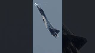 Su57 Incredible Vertical Takeoff at China Airshow su57 chinaairshow china aviationmilitary [upl. by Killarney75]