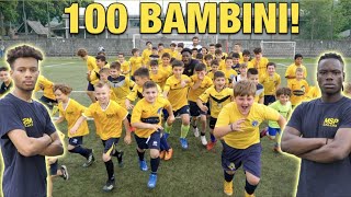 ⚽️ SFIDO 100 BAMBINI A CALCIO Calciatore professionista 🤯 [upl. by Morette]