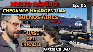 COMO É a travessia de BARCO quotBuquebusquot do Uruguai p Argentina  Ep 05  Partiu Ushuaia  V0010 [upl. by Aynotak]