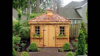 Garden design shed storage ideas [upl. by Aeikan]