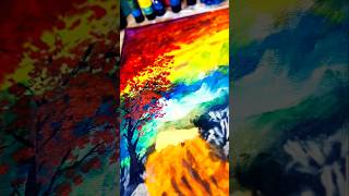 Impressionism Acrylic Artwork Drawing my mind onto paper art acrylicpaintingartistpainting [upl. by Idnahc]