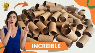 6 MANUALIDADES GENIALES CON ROLLOS DE PAPEL HIGIÉNICO RECICLAJE [upl. by Lleinnad]