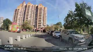 Driving in Moscow city Текстильщики  Кузьминки  Вешняки 15092024 timelapse 4x [upl. by Gasparo]