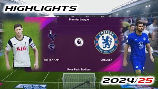 Survived the Final Minutes │ Tottenham vs Chelsea │ 202425 │ Master League Coach Mode │ PES 2021 [upl. by Inerney619]