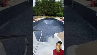 KOLAM BERENANG KERING pool swimminghack satisfying pooling automobile poolcleaner water [upl. by Doolittle]