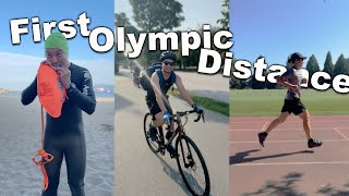 My First Triathlon Training Plan  8 Week Olympic Distance Triathlon Plan Vlog [upl. by Drawd45]