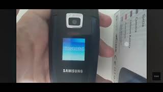 Samsung SGHZ230  Low battery OpenClose [upl. by Fransen]