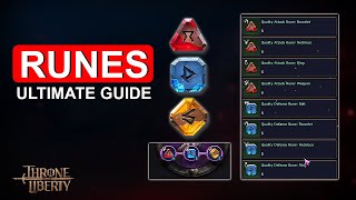 Everything You Need To Know About Runes in Throne and Liberty [upl. by Morissa]