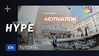 Final Cut Pro X Tips amp Tricks  How to use mTitle Hype typography presets in your edits  MotionVFX [upl. by Nwahsed]