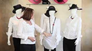 quotFashion Tips Wearing White Blouses Tutorial [upl. by Marilla454]