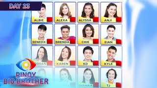 Day 23 2nd Nomination Night Official Tally Of Votes  PBB Kumunity [upl. by Janeen3]