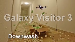 Galaxy Visitor 3 Downwash sichtbar durch Styrosticks Slow Motion Go Pro Hero 3 Respeedr [upl. by Magdau675]