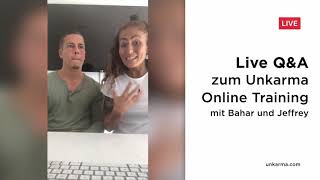 Live QampA zum Unkarma Online Kurs [upl. by Odette]