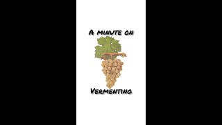 Vermentino A One Minute Summary on History Growing and Winemaking shorts [upl. by Orihakat941]