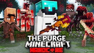 100 Players Simulate Minecrafts Scariest Purge [upl. by Faxan516]