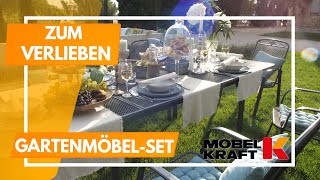 MÖBEL KRAFT  GartenmöbelSet zum Verlieben [upl. by Barthelemy112]