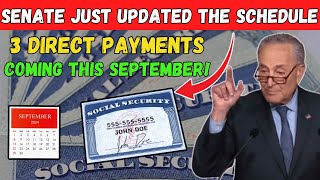 SENATE UPDATE 3 DIRECT PAYMENTS FOR SOCIAL SECURITY amp SSDI COMING THIS SEPTEMBER [upl. by Ayin]