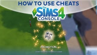 HOW TO USE CHEATS  The Sims 4 Console PS4 Xbox One [upl. by Anin]