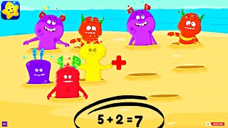 KidloLand Kids amp Toddler Games  Addition Up to 10  Learn Math for Children  Full Gameplay [upl. by Michi400]