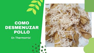 Como desmenuzar pollo en thermomix 👉RAPIDÍSIMO 👈 [upl. by Zenobia]