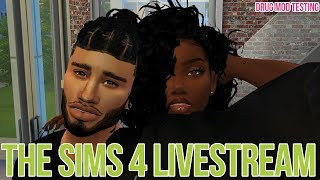 🍃THE SIMS 4 LIVESTREAM  MOD TESTING  QampA👅 [upl. by Nyllij]