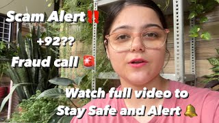 Stay Alert from this new SCAM‼️Phone call Scam 🚨 fraudes phonecallrecording  AKANKSHA CHAUHAN [upl. by Harneen]