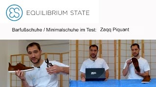 Barfußschuhe im Test Zaqq Piquant [upl. by Chyou]