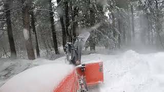 snowblowing first time this year [upl. by Mukund]