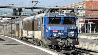 Train at Lille Flandres Station 4K [upl. by Airolg]