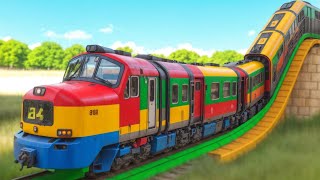 trains for kids choo choo train  kids videos for kids  trains toy cartoon [upl. by Etnaled694]