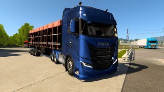 NOVO IVECO NA BR116 CARREGAMENTO DE TIJOLO GOVERNADOR VALADARES A NANUQUE EURO TRUCK SIMULATOR 2 [upl. by Shepard]