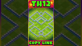 UPDATED TOWN HALL 12 Th12 WAR BASE With Link  TH12 LEGEND Base With Link clashofclans coc [upl. by Ailido]