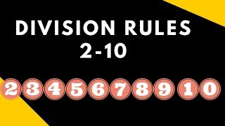 Divisibility Rules 210 [upl. by Aelgna790]