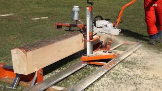 Saw Logs into Boards with Your Chainsaw amp the Ultimate Chainsaw Sawmill  the Norwood PortaMill PM14 [upl. by Graner567]