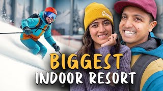 THE BIGGEST INDOOR SKI RESORT  VLOG 33 [upl. by Hgielrebmik919]